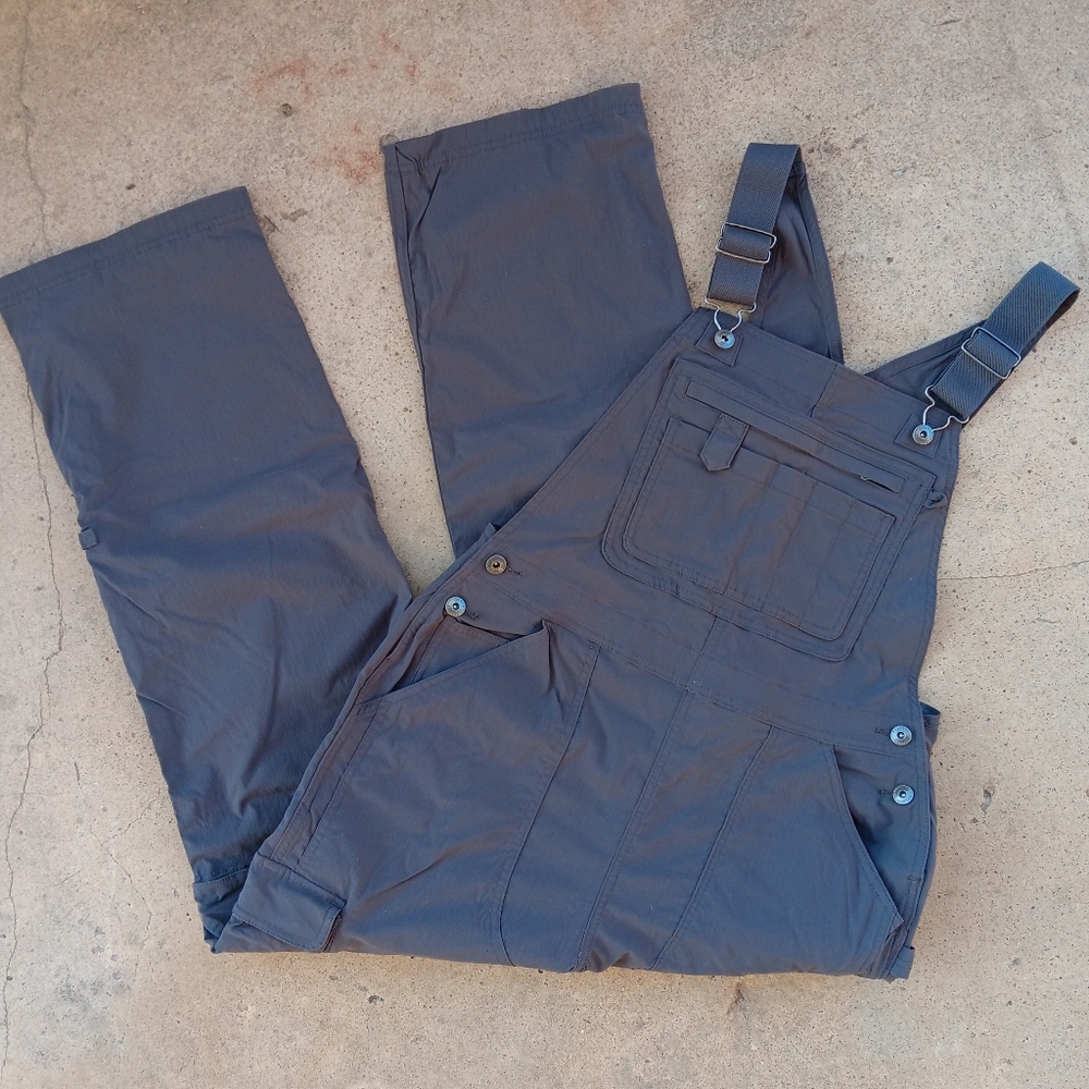 Duluth Trading Co Heirloom Gardening Bib Overalls Woman's S Gray